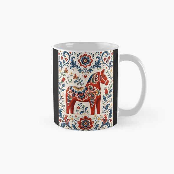 Item preview, Swedish Dala Horses Red, Funny Dala Horses  designed and sold by Owneysweet.