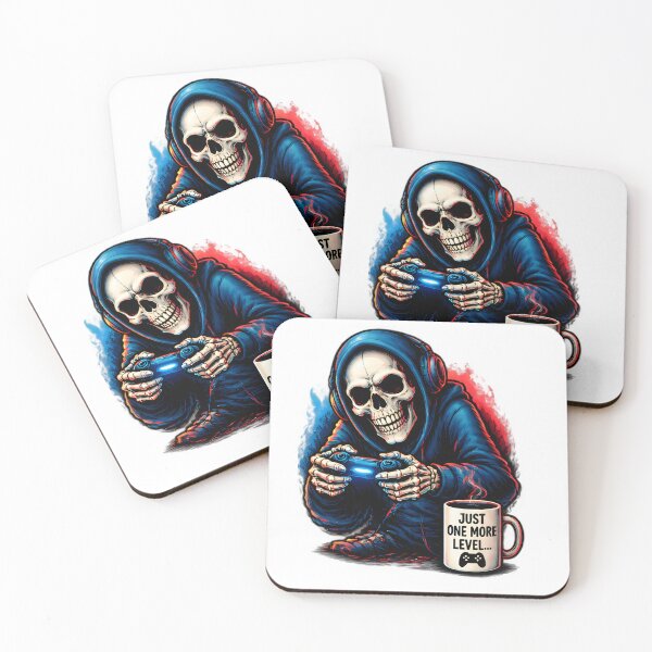 Item preview, Skeleton Gamer Just One More Level Video Games designed and sold by Pyt27.