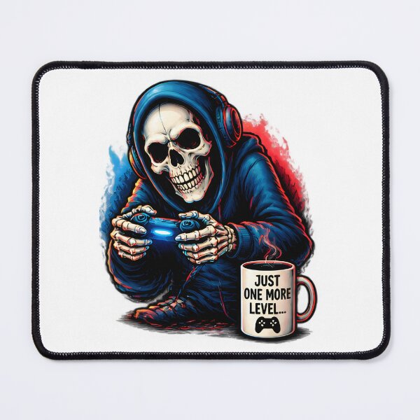 Item preview, Skeleton Gamer Just One More Level Video Games designed and sold by Pyt27.