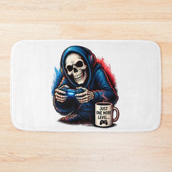 Item preview, Skeleton Gamer Just One More Level Video Games designed and sold by Pyt27.