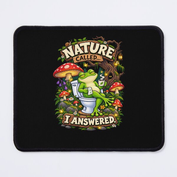 Item preview, Funny Frog Nature Called T-Shirt – Magical Forest Bathroom Humor designed and sold by Angelle55.