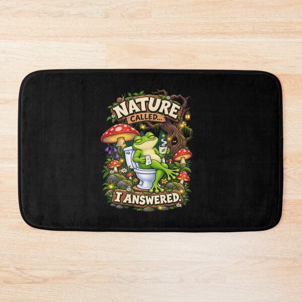 Item preview, Funny Frog Nature Called T-Shirt – Magical Forest Bathroom Humor designed and sold by Angelle55.