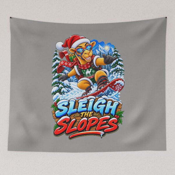 Item preview, Sleighing The Slopes Funny Animal Camel Gift – Humorous Camel Design – Quirky Camel Lover Gift – Quirky Camel Lover Gift - Cool Winter Christmas Animal Graphic Camel T-Shirt designed and sold by Camel & Quirk.