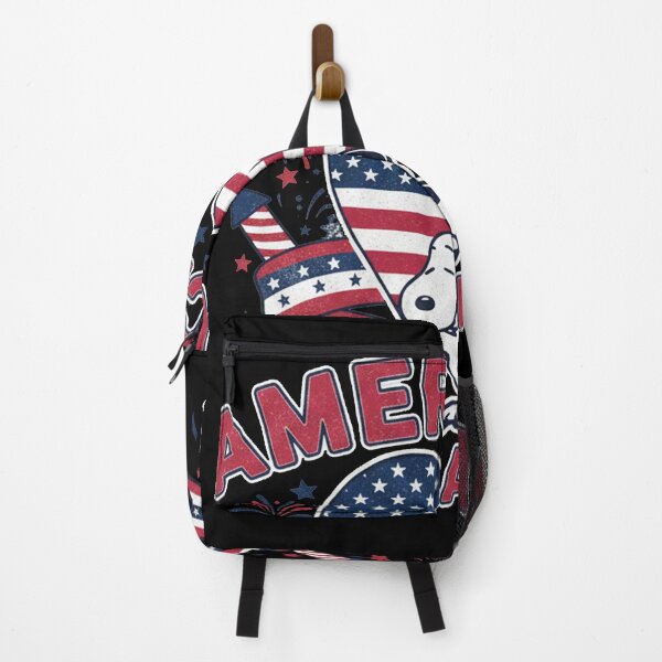 Item preview, American Dreamer Snoopy USA Flag Heart Fireworks 4th of July designed and sold by Dravienart.