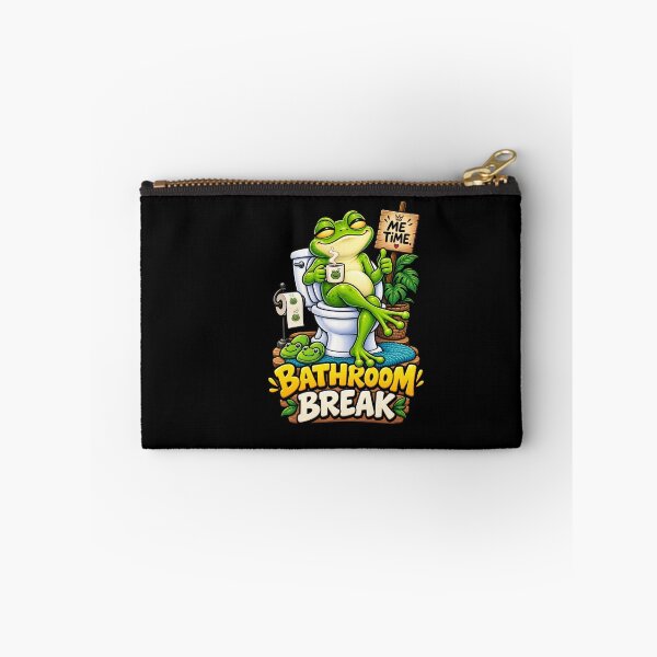 Item preview, Funny Frog Bathroom Break T-Shirt – Cute Frog Me Time Humor designed and sold by Angelle55.