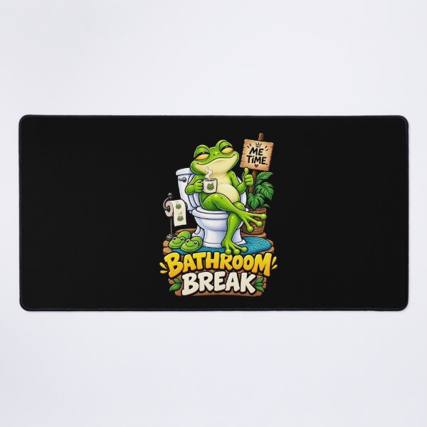 Item preview, Funny Frog Bathroom Break T-Shirt – Cute Frog Me Time Humor designed and sold by Angelle55.
