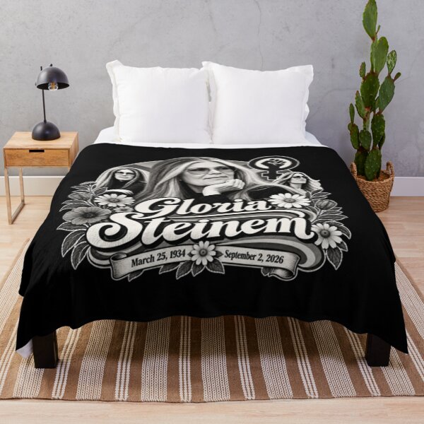 Item preview, Gloria Steinem Shirt, Women's Rights, Feminist Activist designed and sold by anpollardStudio.