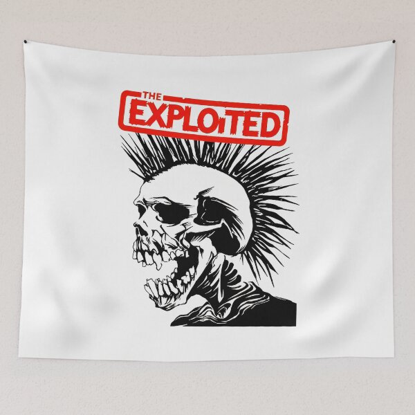 Item preview, The Exploiteds Punk Skulls Mohawks designed and sold by NoanVasseur.