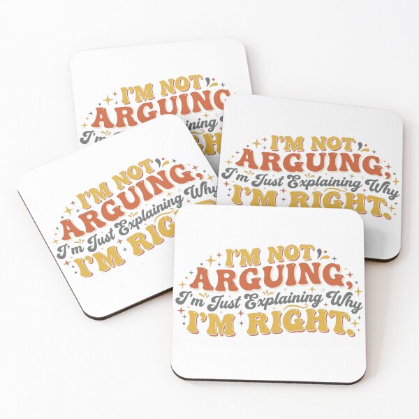 Item preview, I'm Not Arguing I'm Just Explaining Why I'm Right - Funny Retro Vintage designed and sold by ShabanMerch⭐⭐⭐.
