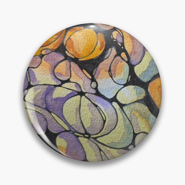 Artikelvorschau, Eingefasst in Bernstein Neuropathic Network Pattern Art entworfen und verkauft von TheCalmingCanvas.