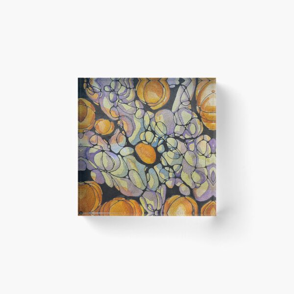 Item preview, Set in Amber Neuropathic Network Pattern Art designed and sold by TheCalmingCanvas.