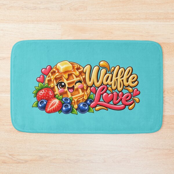 Item preview, Waffle Love – Cute Waffle Breakfast Lover Design designed and sold by HO•Designs.