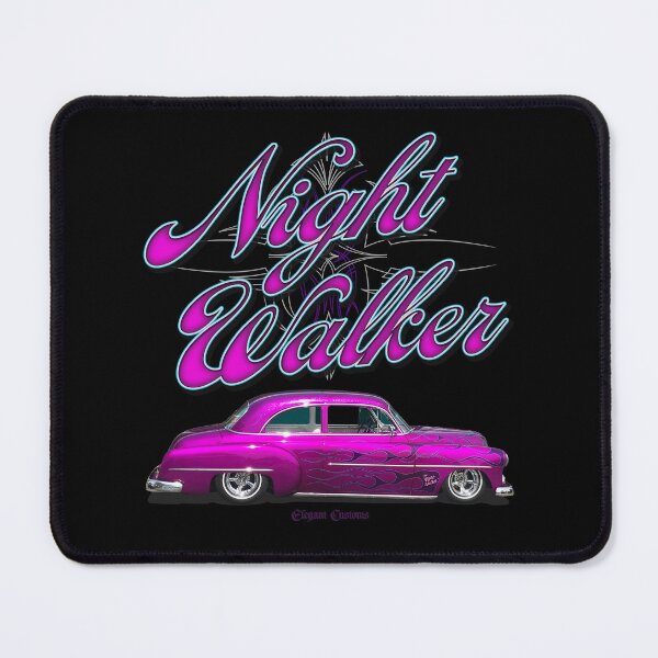 Item preview, 52 Bel Air Flamed Night Walker with text - Lowrider, Kustom, Hot Rod, Muscle Car designed and sold by Elegant Customs.
