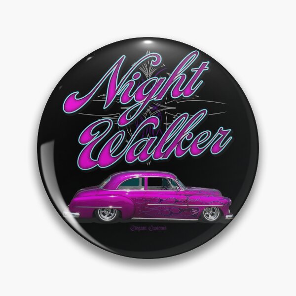 Artikelvorschau, 52 Bel Air Flamed Night Walker mit Text - Lowrider, Kustom, Hot Rod, Muscle Car entworfen und verkauft von Elegant Customs.