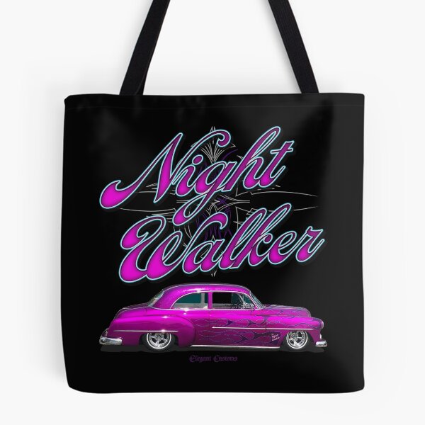Item preview, 52 Bel Air Flamed Night Walker with text - Lowrider, Kustom, Hot Rod, Muscle Car designed and sold by Elegant Customs.
