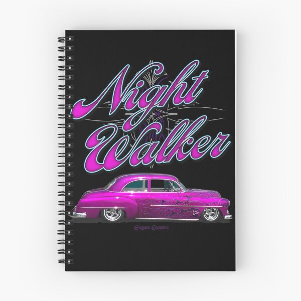 Item preview, 52 Bel Air Flamed Night Walker with text - Lowrider, Kustom, Hot Rod, Muscle Car designed and sold by Elegant Customs.