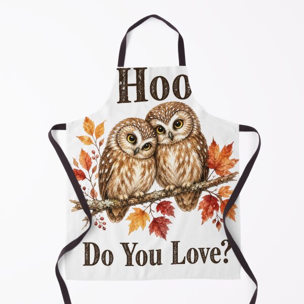 Item preview, Watercolor Owl Couple – Hoo Do You Love? designed and sold by DBVisuals.