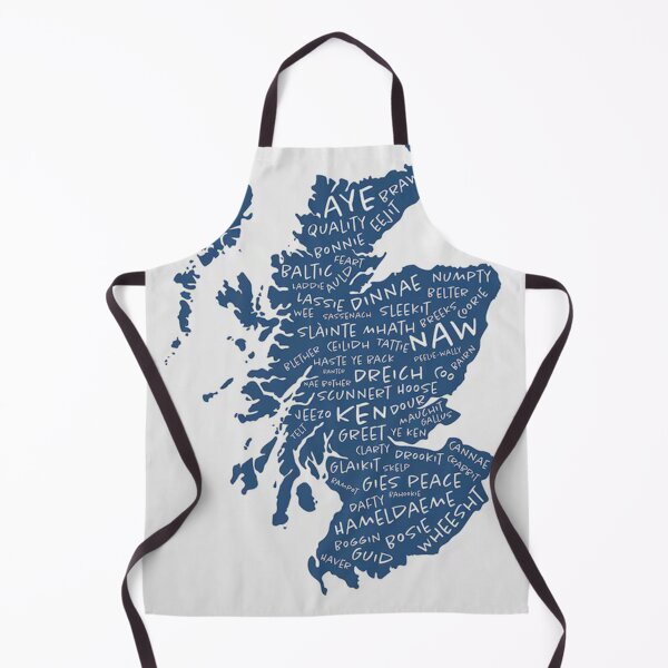 Item preview, Scottish Words Slang Highlands Scotland Original Custom Vintage Poster Wall Art Design Pillow Gift designed and sold by Cool Robot Bro..