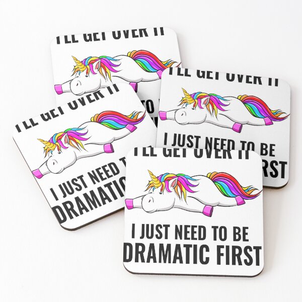 Item preview, I'll Get Over It Cute Unicorn designed and sold by Barbaroot.
