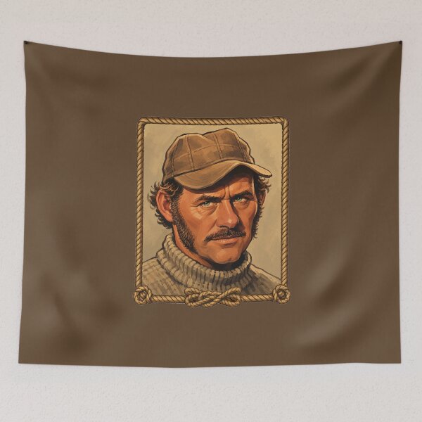Item preview, Quint   Shark Hunter designed and sold by CrumbBumStudio.