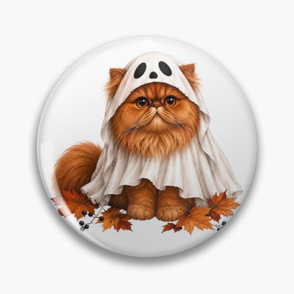 Item preview, Persian Cat Ghost Costume | Cute Halloween Cat designed and sold by PAPIRO SIGLO XXI.