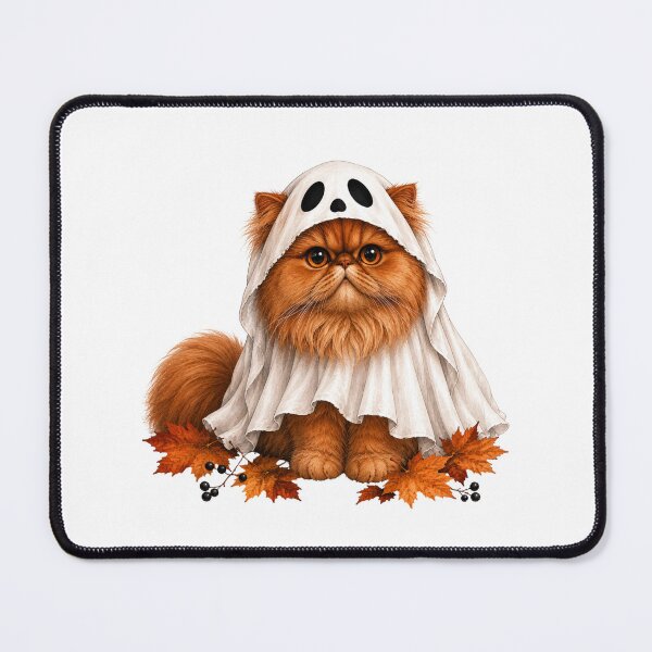Item preview, Persian Cat Ghost Costume | Cute Halloween Cat designed and sold by PAPIRO SIGLO XXI.
