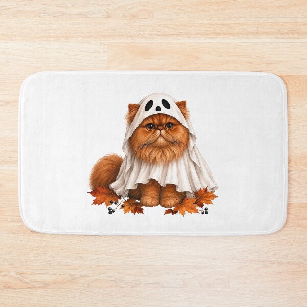 Item preview, Persian Cat Ghost Costume | Cute Halloween Cat designed and sold by PAPIRO SIGLO XXI.