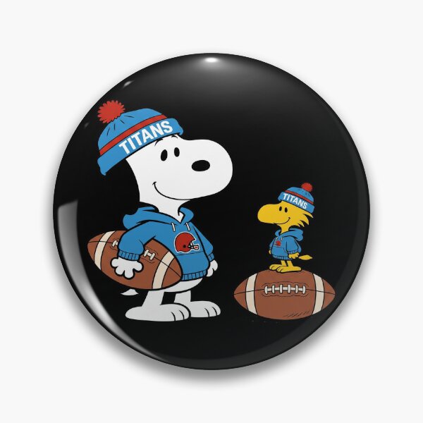 Aperçu de l'œuvre Snoopy Titans Football créée et vendue par edafox.