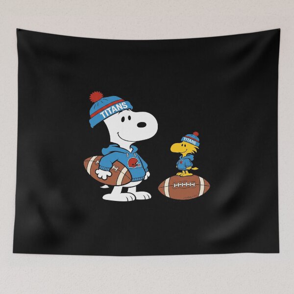 Aperçu de l'œuvre Snoopy Titans Football créée et vendue par edafox.