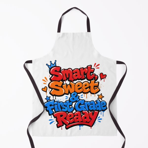 Item preview, Smart, Sweet & First Grade Ready – Colorful Back to School designed and sold by MomParentADHD.