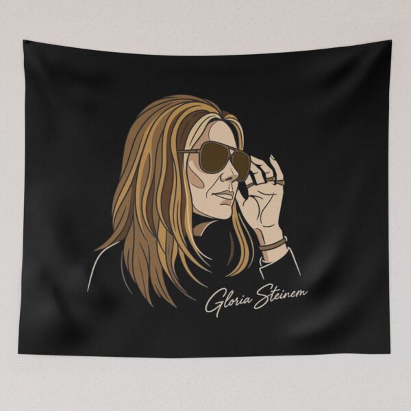 Item preview, Gloria Steinem, Feminist Activist, Women Rights Graphic, Equal Rights Activism designed and sold by anpollardStudio.
