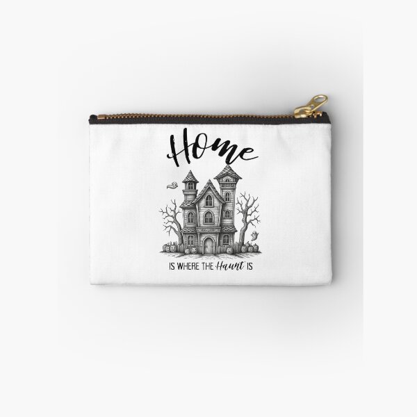 Item preview, Home Is Where The Haunt Is | Spooky Haunted House | Dark Ink Edition designed and sold by SunandShade.