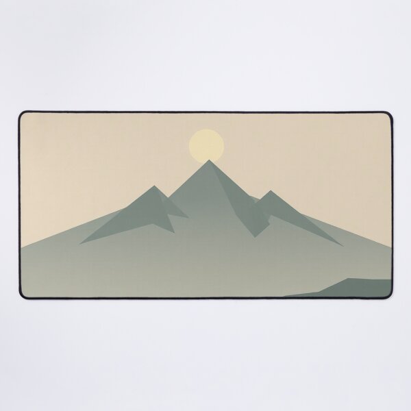 Item preview, Minimalist Boho Mountain Landscape Earth Tones designed and sold by IntelliMindDesigns.