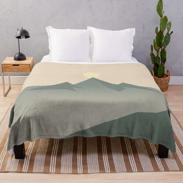 Item preview, Minimalist Boho Mountain Landscape Earth Tones designed and sold by IntelliMindDesigns.