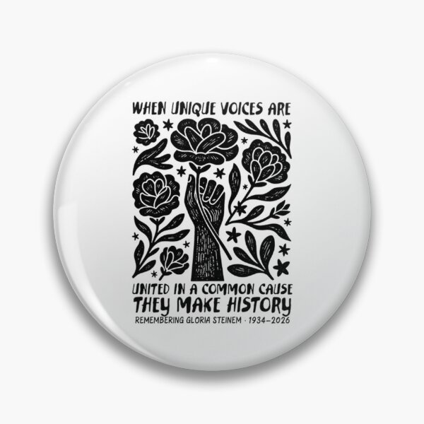 Item preview, Gloria Steinem Tribute Feminist, Memorial Resistance designed and sold by anpollardStudio.
