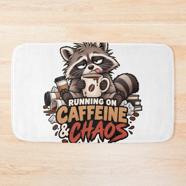Item preview, Running on Caffeine & Chaos designed and sold by Barbaroot.