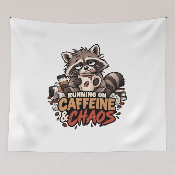 Item preview, Running on Caffeine & Chaos designed and sold by Barbaroot.