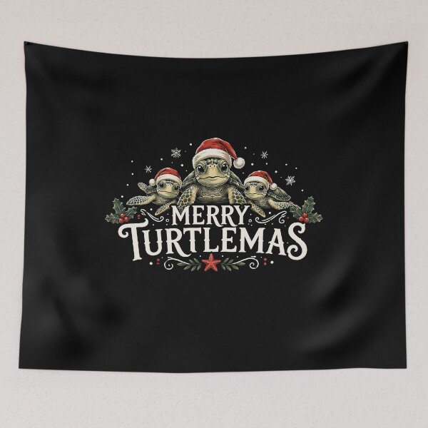 Item preview, Merry Turtlemas Christmas Turtle – Funny Holiday Turtle Christmas Gift designed and sold by mraihan.