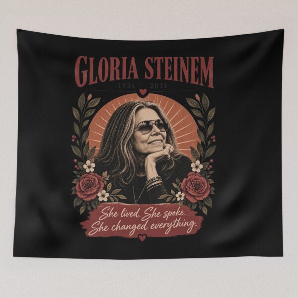 Item preview, In Loving Memory of Gloria Steinem designed and sold by anpollardStudio.