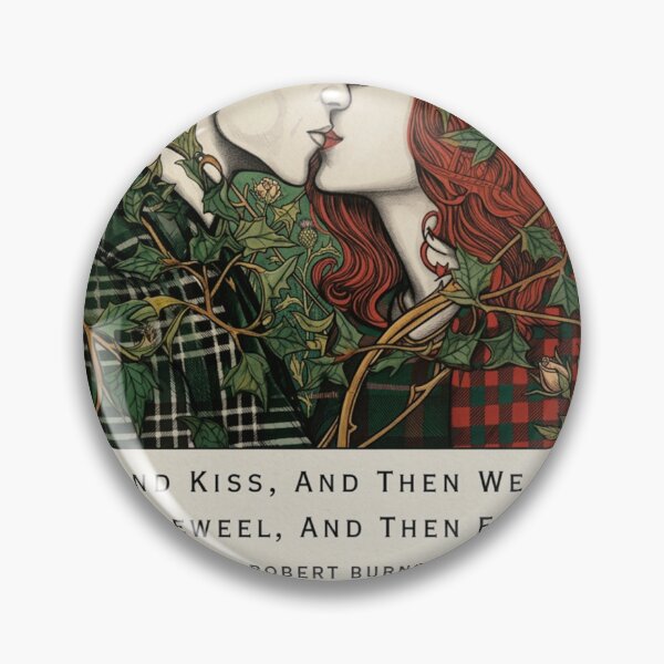 Item preview, Scottish Highlands Scotland Poem Robert Burns Original Custom Vintage Poster Wall Art Design Pillow Gift designed and sold by Cool Robot Bro..