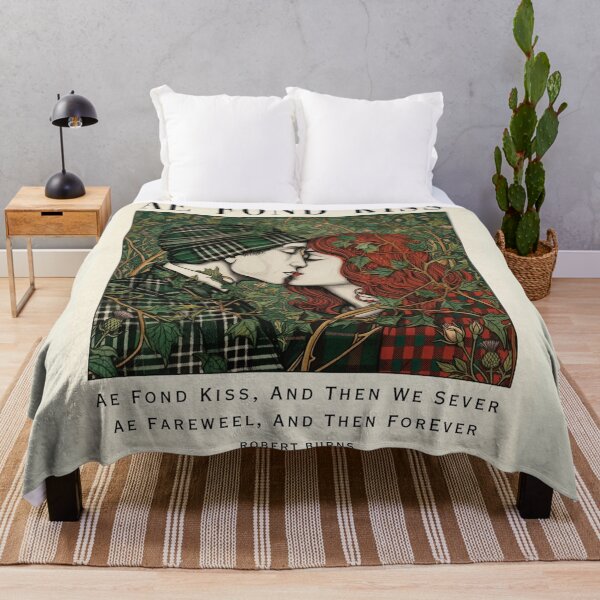 Item preview, Scottish Highlands Scotland Poem Robert Burns Original Custom Vintage Poster Wall Art Design Pillow Gift designed and sold by Cool Robot Bro..
