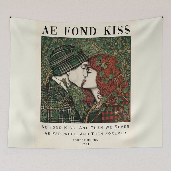 Item preview, Scottish Highlands Scotland Poem Robert Burns Original Custom Vintage Poster Wall Art Design Pillow Gift designed and sold by Cool Robot Bro..