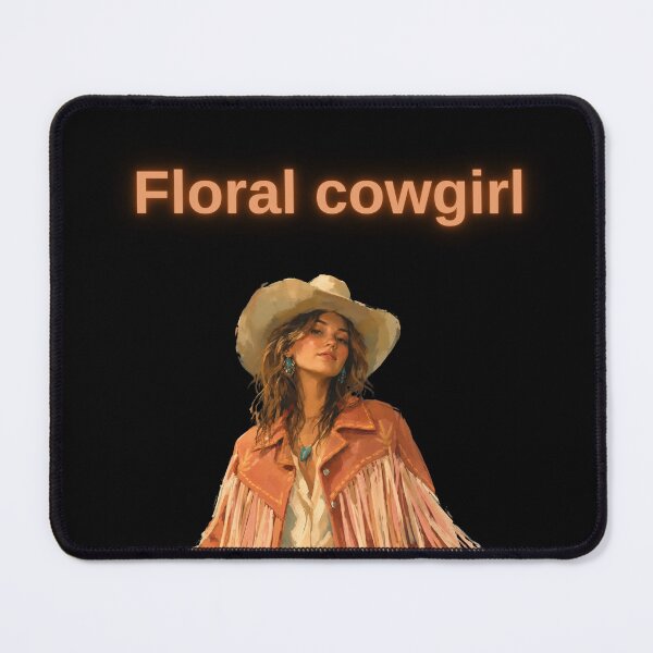 Item preview, Floral cowgirl designed and sold by Krishnacre8.