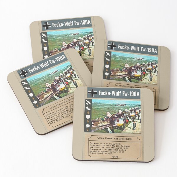Item preview, Focke-Wulf Fw 190 World War II Trading Card designed and sold by Historic-Art.