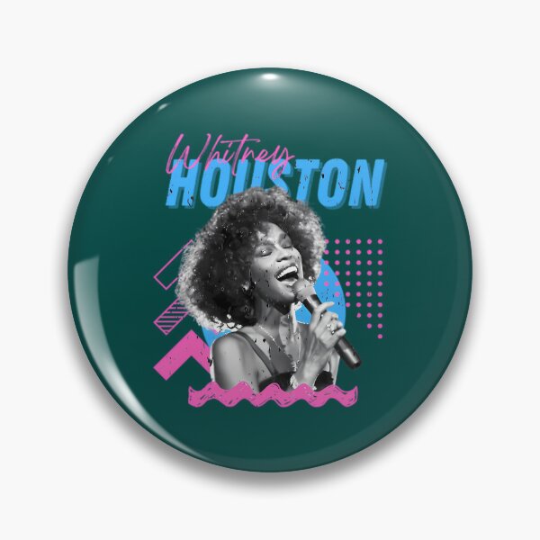 Item preview, Whitney Houston Singing Retro For Music Fans Gift For 80S Pop Lovers designed and sold by KerenzaJohnson.