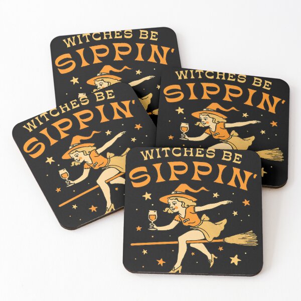 Item preview, Witches Be Sippin Funny Wine Drinker Halloween designed and sold by ZEtexaxe.