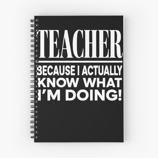 Item preview, Teacher Because I Actually Know What I'm Doing Sarcastic designed and sold by clothesy7.