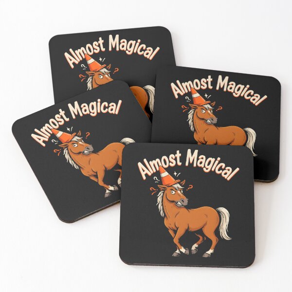 Item preview, Almost Magical Unicorn Humor Funny Animal designed and sold by Redgiant87x.