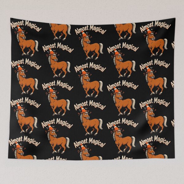 Item preview, Almost Magical Unicorn Humor Funny Animal designed and sold by Redgiant87x.