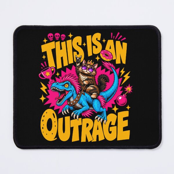 Item preview, Princess Donut Riding Mongo This Is An Outrage Inspired Graphic designed and sold by gernays.
